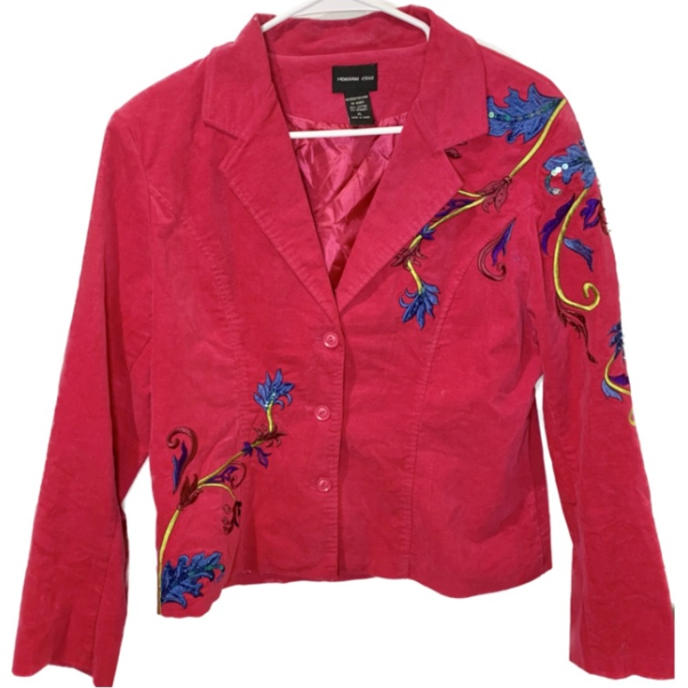 Morgan Cole Vintage Suede Western Blazer Jacket